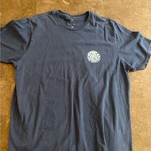 Men’s navy rip curl shirt, size xl
